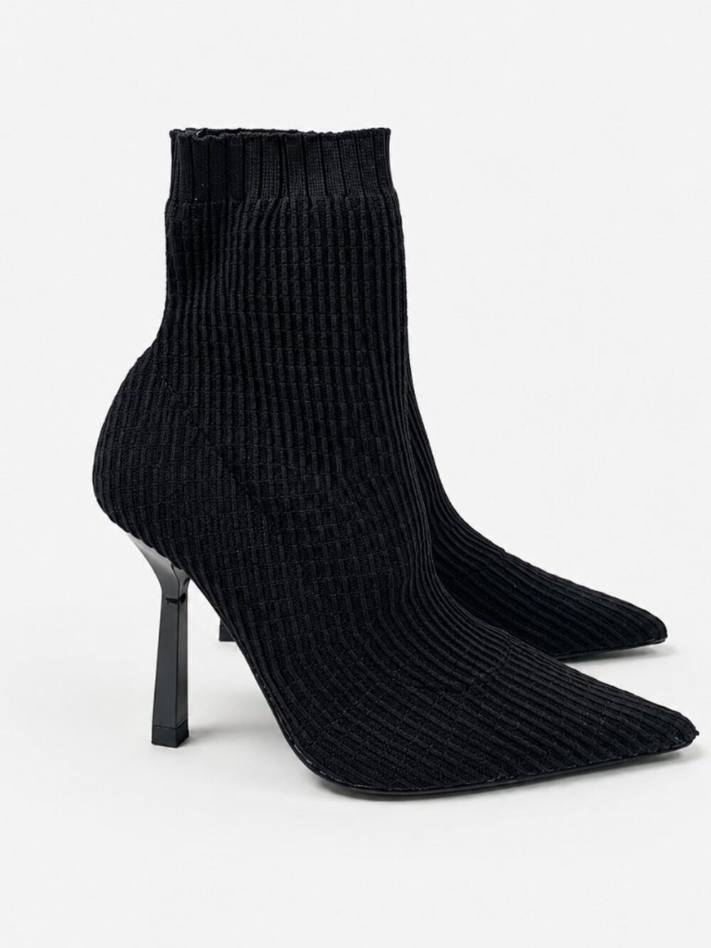 Zara ELASTIC HEELED BOOTIES
